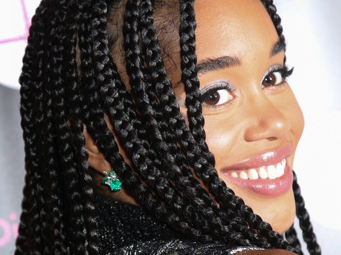 Shoulder Length Sleek Box Braids Shoulder Length Sleek Box Braids — Natural Hair Braiding Ideas