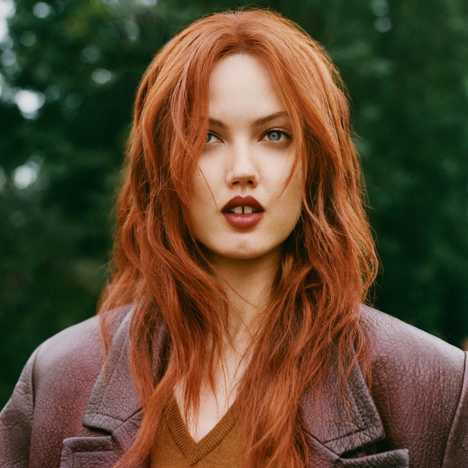 Dark Blonde With Lighter Blonde Highlights, Spiced Cherry Red Dark Blonde With Lighter Blonde Highlights, Spiced Cherry Red — Natural Hair Color Styles