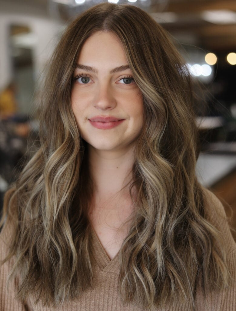 Brunette With Blonde Highlights Brunette With Blonde Highlights — Natural Hair Color Styles
