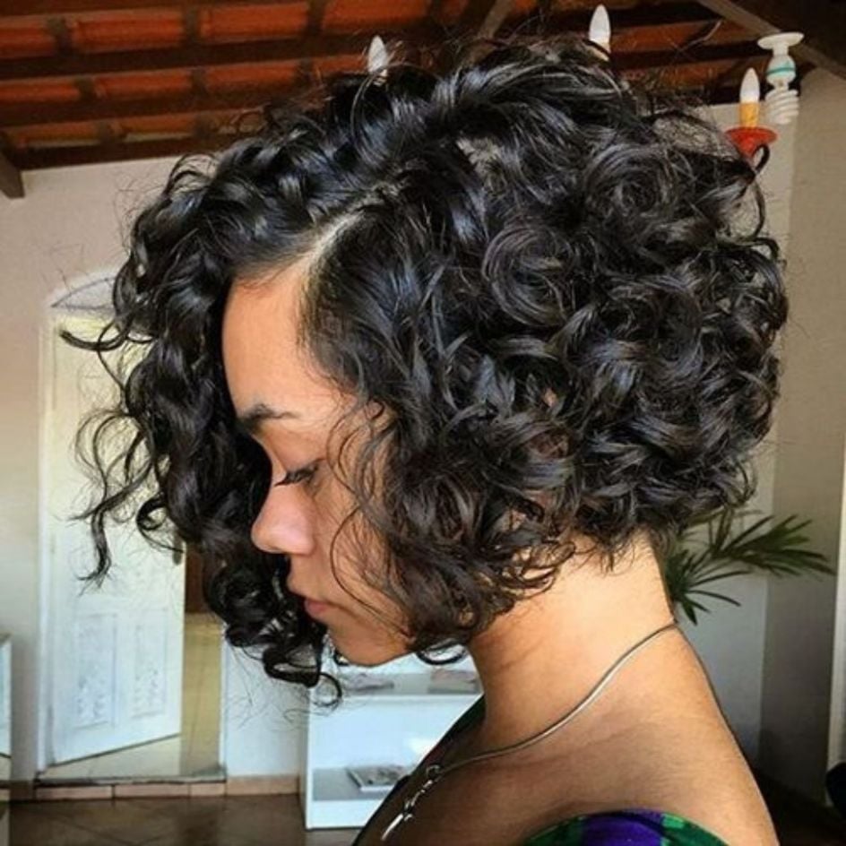 Chin Length Curly Bob — Natural Hair Ideas
