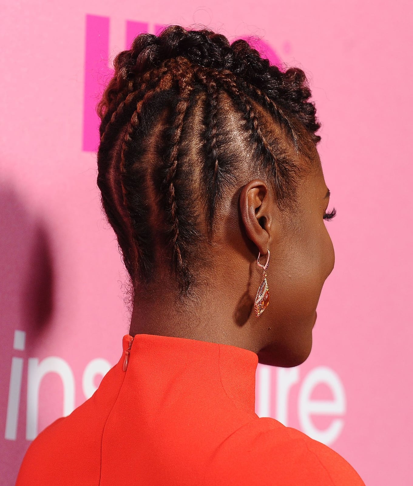 Cornrows To The Nape With Highlights — Natural Hair Ideas