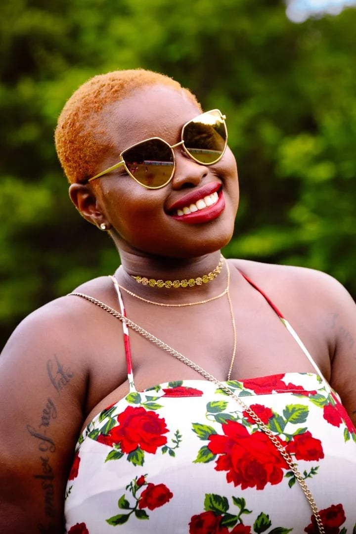 Short Textured Coily Crop In Copper — Natural Hair Ideas