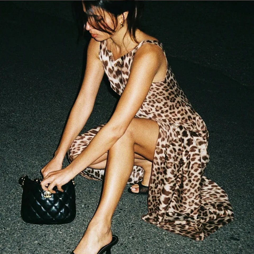 Leopard Print Bias Cut Maxi Dress Leopard Print Bias Cut Maxi Dress — Pattern Dress Ideas