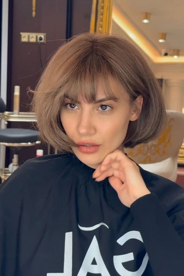 Blunt Ash Blonde French Bob Blunt Ash Blonde French Bob — Short Hair Ideas
