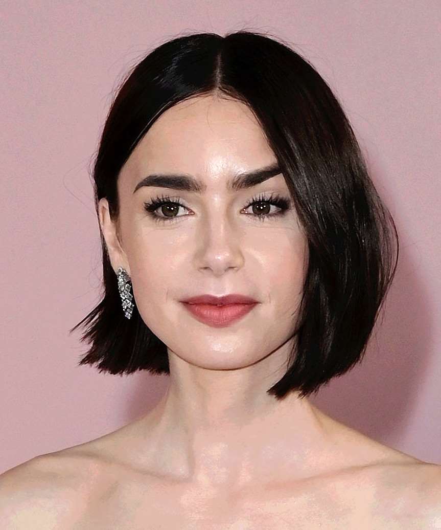 Collarbone Blunt Bob Dark Brown Collarbone Blunt Bob Dark Brown — Simple Blunt Bob
