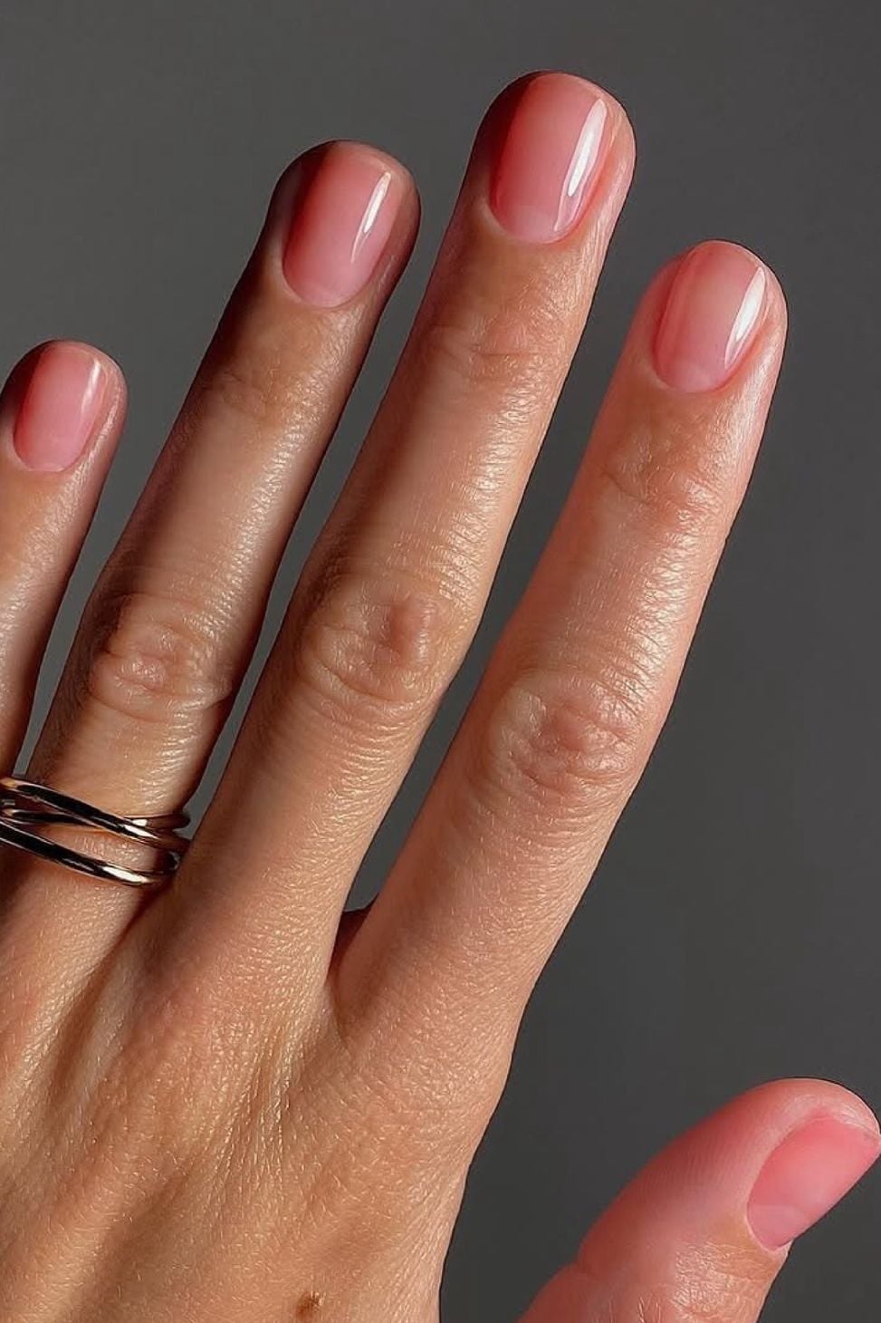 Pink Nude Sheer Short Soft Square Gel Nails Pink Nude Sheer Short Soft Square Gel Nails — Simple Gel Nails Colors