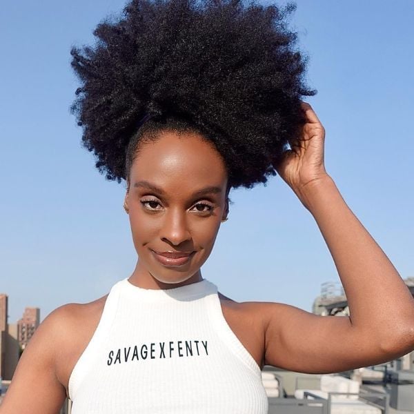 Thick Coily Shoulder Length Afro Thick Coily Shoulder Length Afro — Simple Haircuts for Black Women