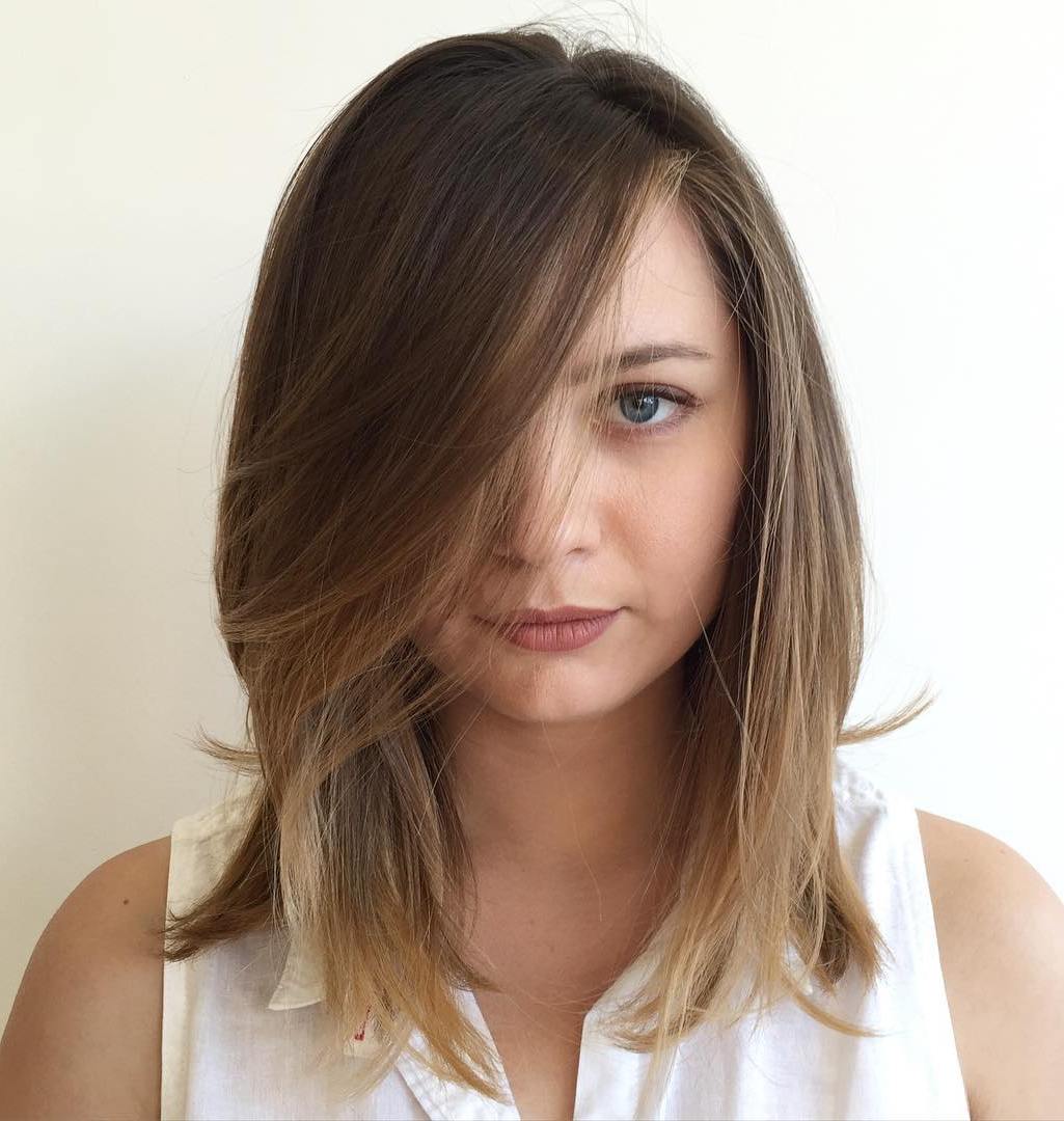 Shoulder Length Layered Bob Shoulder Length Layered Bob — Simple Haircuts for Thinning Hair