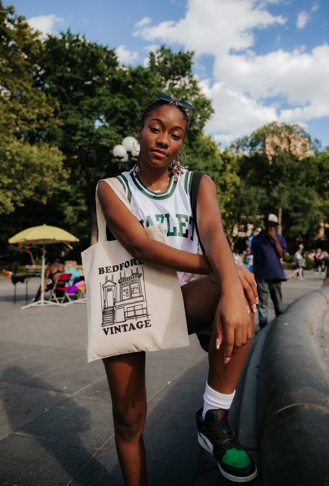 Basketball Jersey With Black Shorts and Black and Green Jordans Basketball Jersey With Black Shorts and Black and Green Jordans — Simple Jordans Outfits