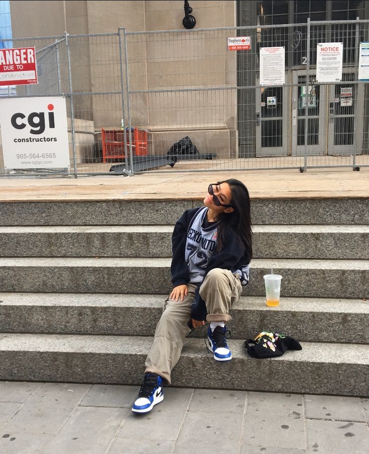 Black Hoodie With Cargo Pants and Blue High Top Sneakers Black Hoodie With Cargo Pants and Blue High Top Sneakers — Simple Jordans Outfits
