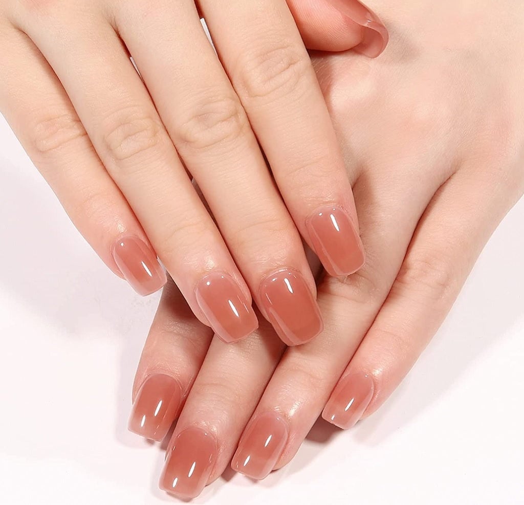 Short Square Silver Grey Shimmer Nails Short Square Silver Grey Shimmer Nails — Simple Korean Nails