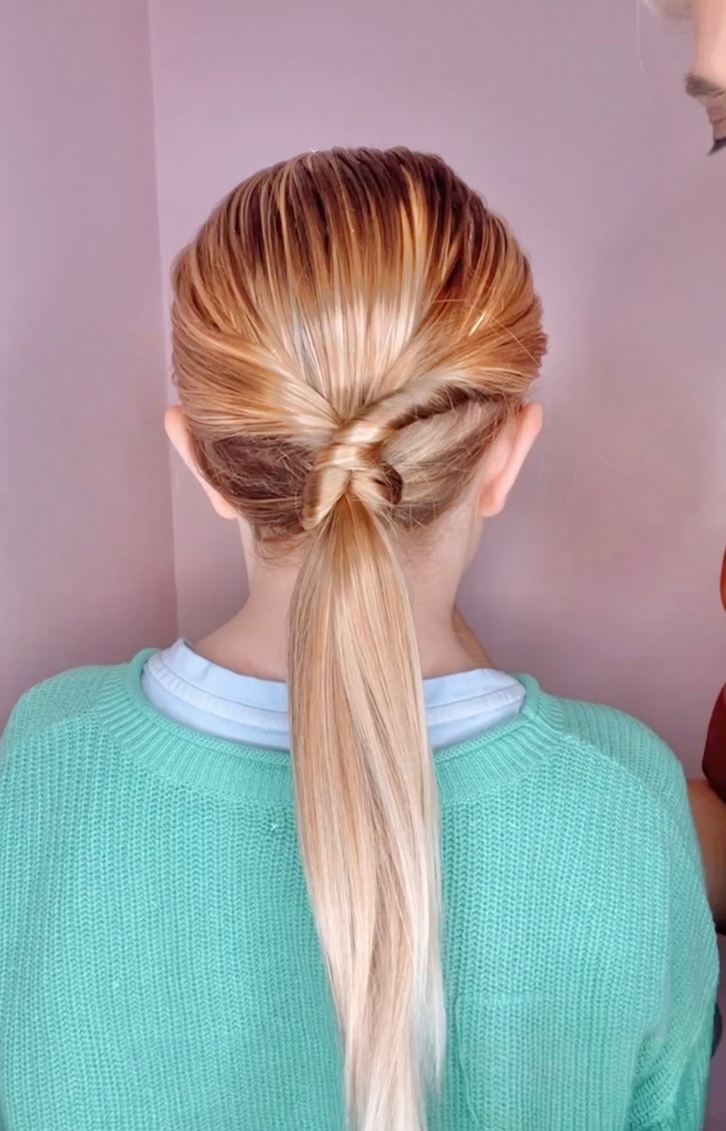 Low Blonde Ponytail With Balayage And Wrap Low Blonde Ponytail With Balayage And Wrap — Simple Pony Hairstyles