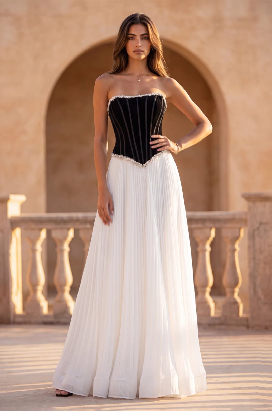 One-shoulder Midi Dress with Asymmetrical Detailing — Simple Semi Formal Dresses