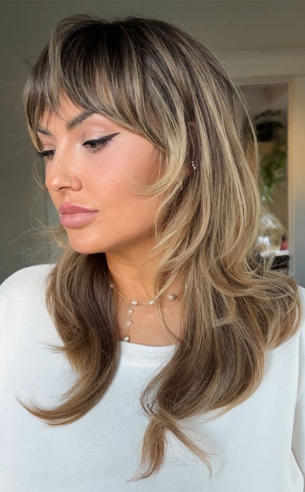 Collarbone Soft Blonde Shag With Balayage and Face-Framing Layers Collarbone Soft Blonde Shag With Balayage and Face-Framing Layers — Simple Shag Hairstyles