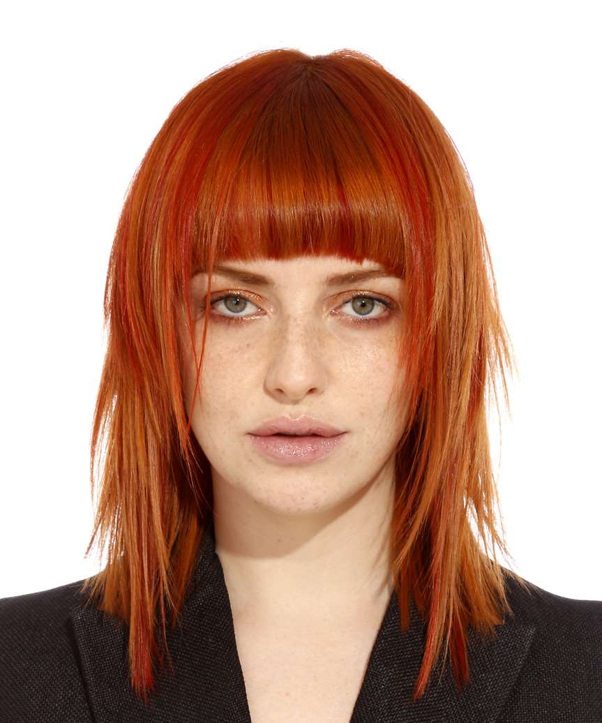 Shoulder Length Dark Brown Shag With Choppy Layers Shoulder Length Dark Brown Shag With Choppy Layers — Simple Shag Hairstyles