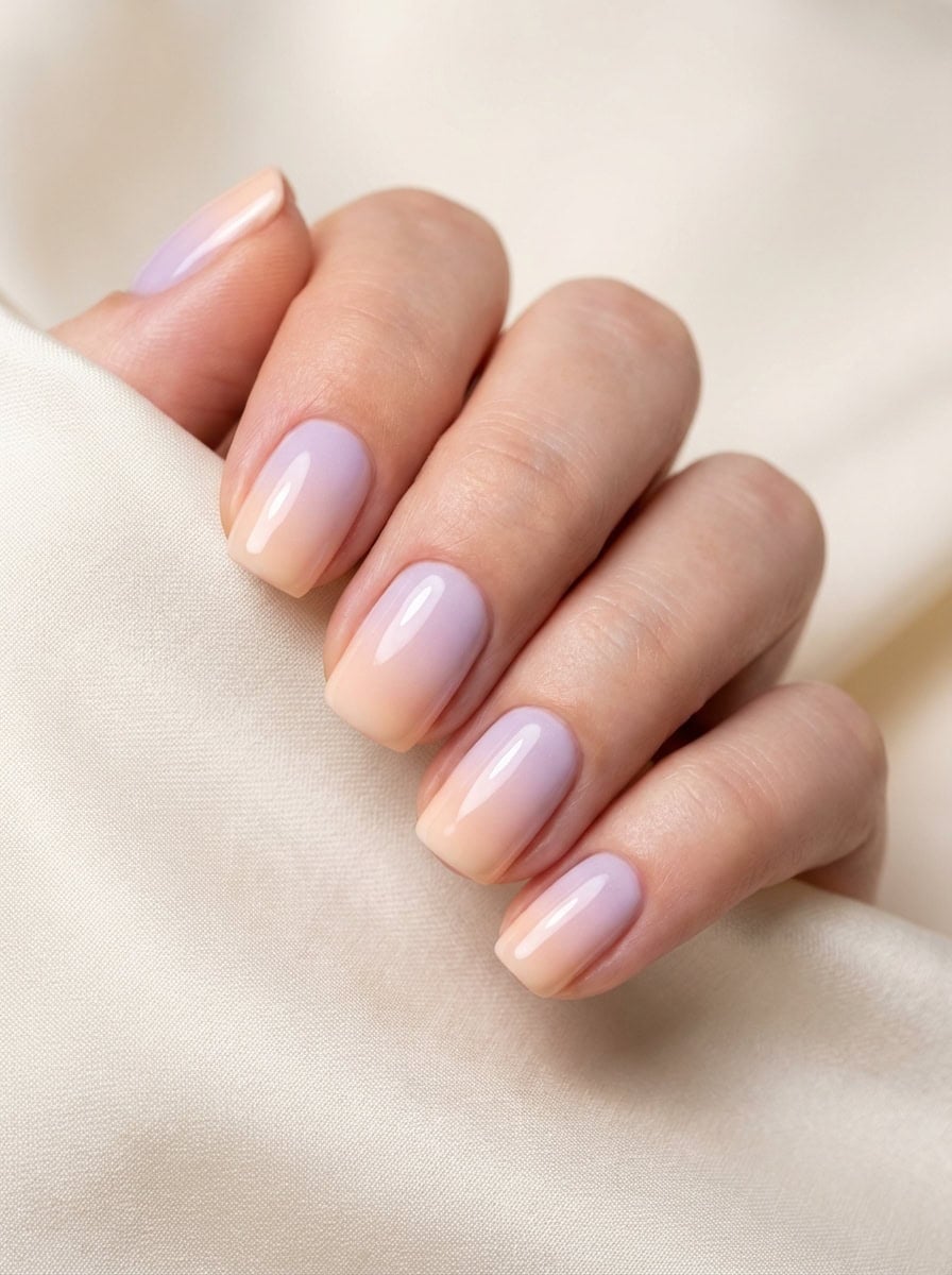 Vibrant Pink Micro French Short Squoval Nails Vibrant Pink Micro French Short Squoval Nails — Simple Squoval Nails