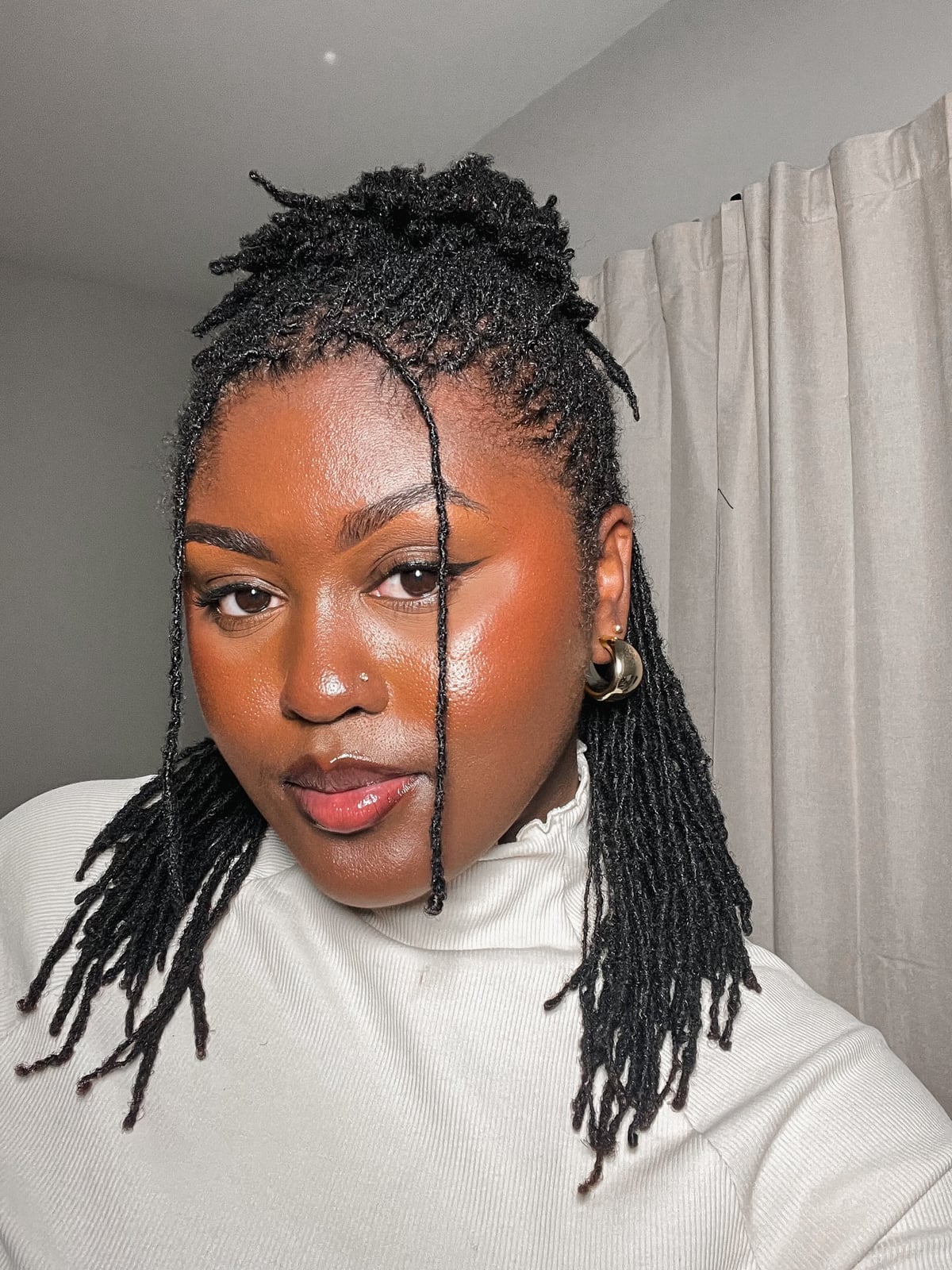 Shoulder Length Starter Locs Updo Shoulder Length Starter Locs Updo — Simple Starter Locs