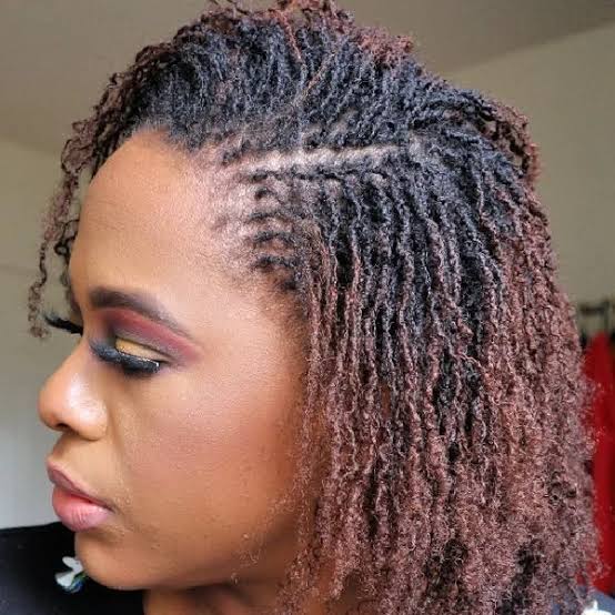 Collarbone Locs With Blonde Highlights Side View Collarbone Locs With Blonde Highlights Side View — Simple Starter Locs