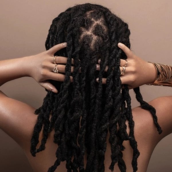 Shoulder Length Micro Locs Black and Brown Shoulder Length Micro Locs Black and Brown — Simple Starter Locs
