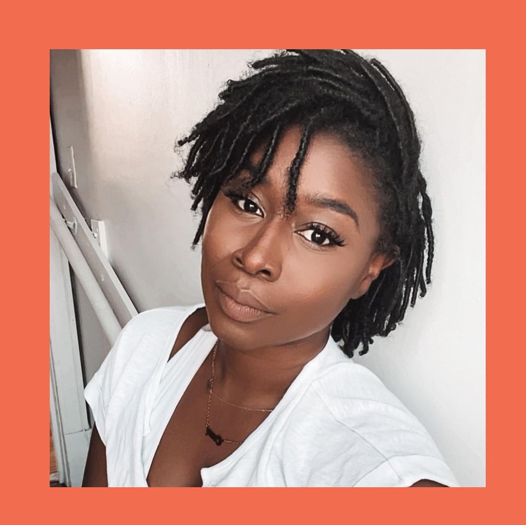 Chin Length Coily Locs With Short Bangs Chin Length Coily Locs With Short Bangs — Simple Starter Locs