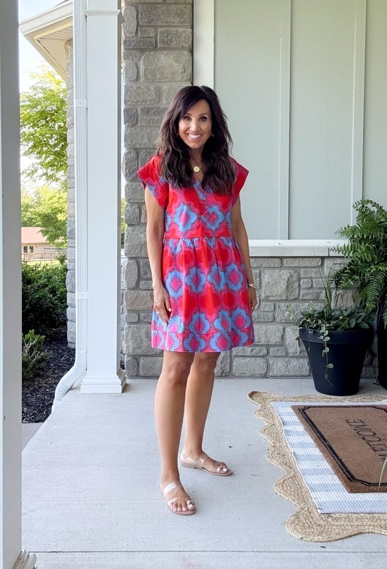 Geometric Pattern A-Line Dress Geometric Pattern A-Line Dress — Simple Style Inspo