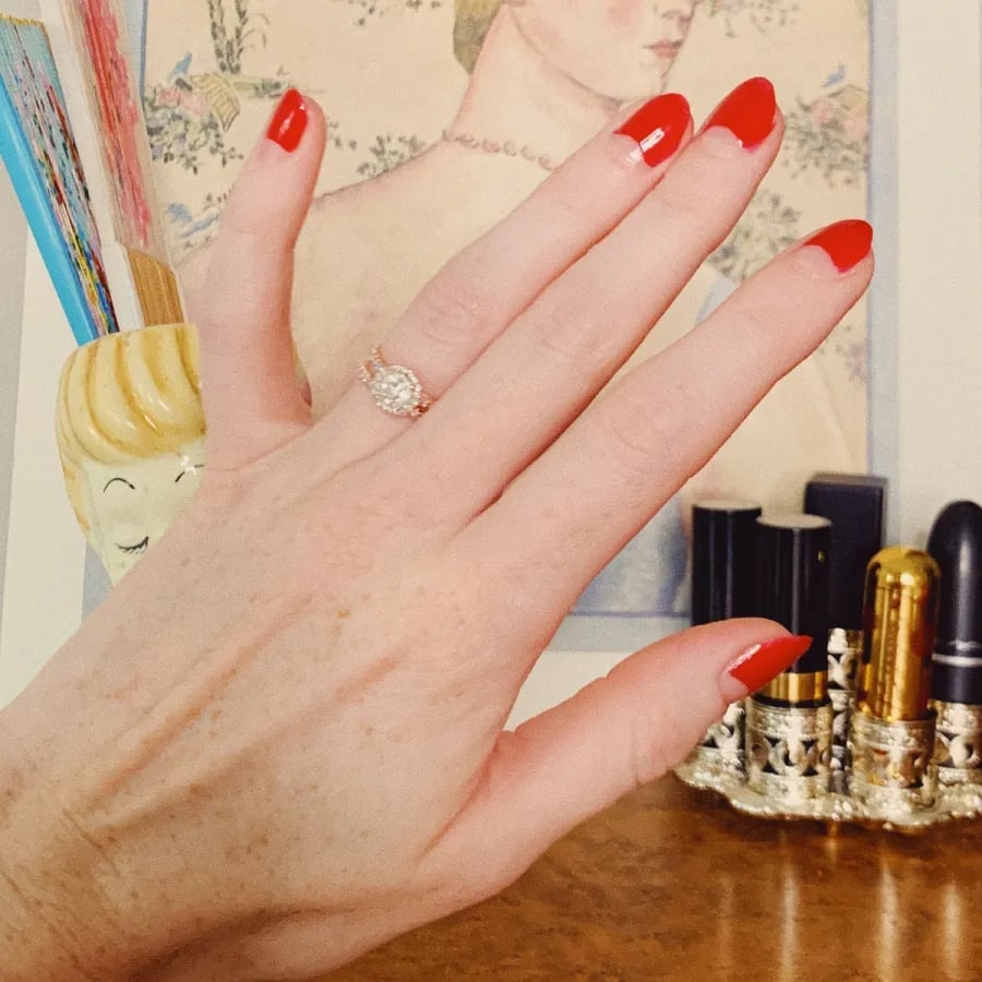 Half Moon Manicure: How to Do the Vintage Nail Style at Home • The Dapper Dahlia