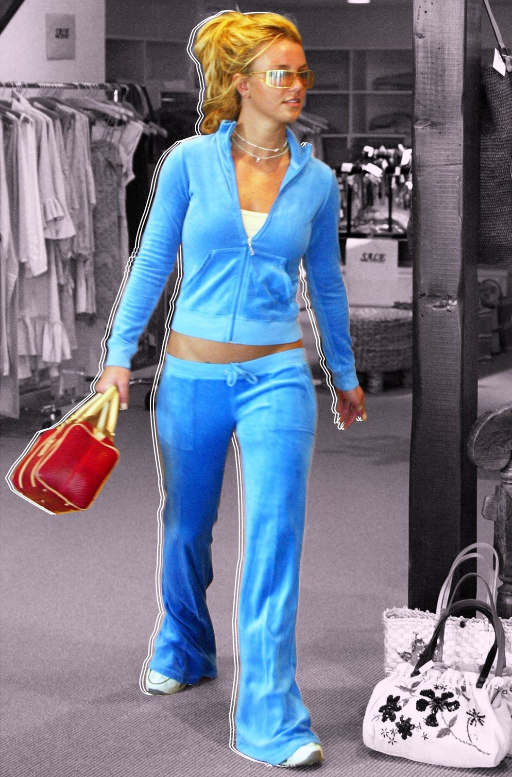 Blue Velour Tracksuit Casual Party Vibe Blue Velour Tracksuit Casual Party Vibe — Trendy 2000s Outfits Party
