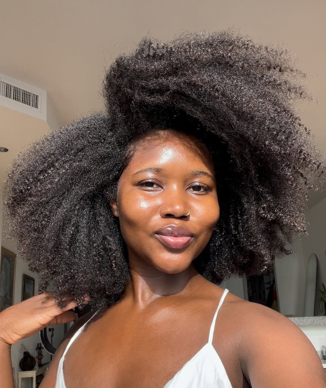 Mid-Back Natural Coily Hair Mid-Back Natural Coily Hair — Trendy 4c Hairstyles
