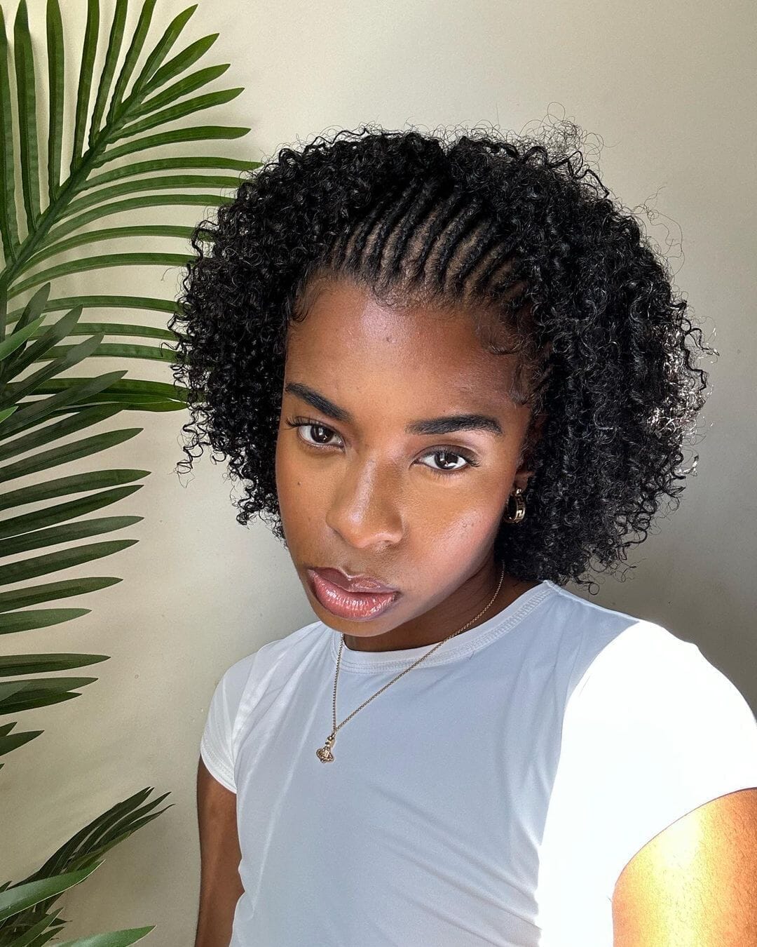 Collarbone Length Blowout With Defined Curls Collarbone Length Blowout With Defined Curls — Trendy 4c Hairstyles
