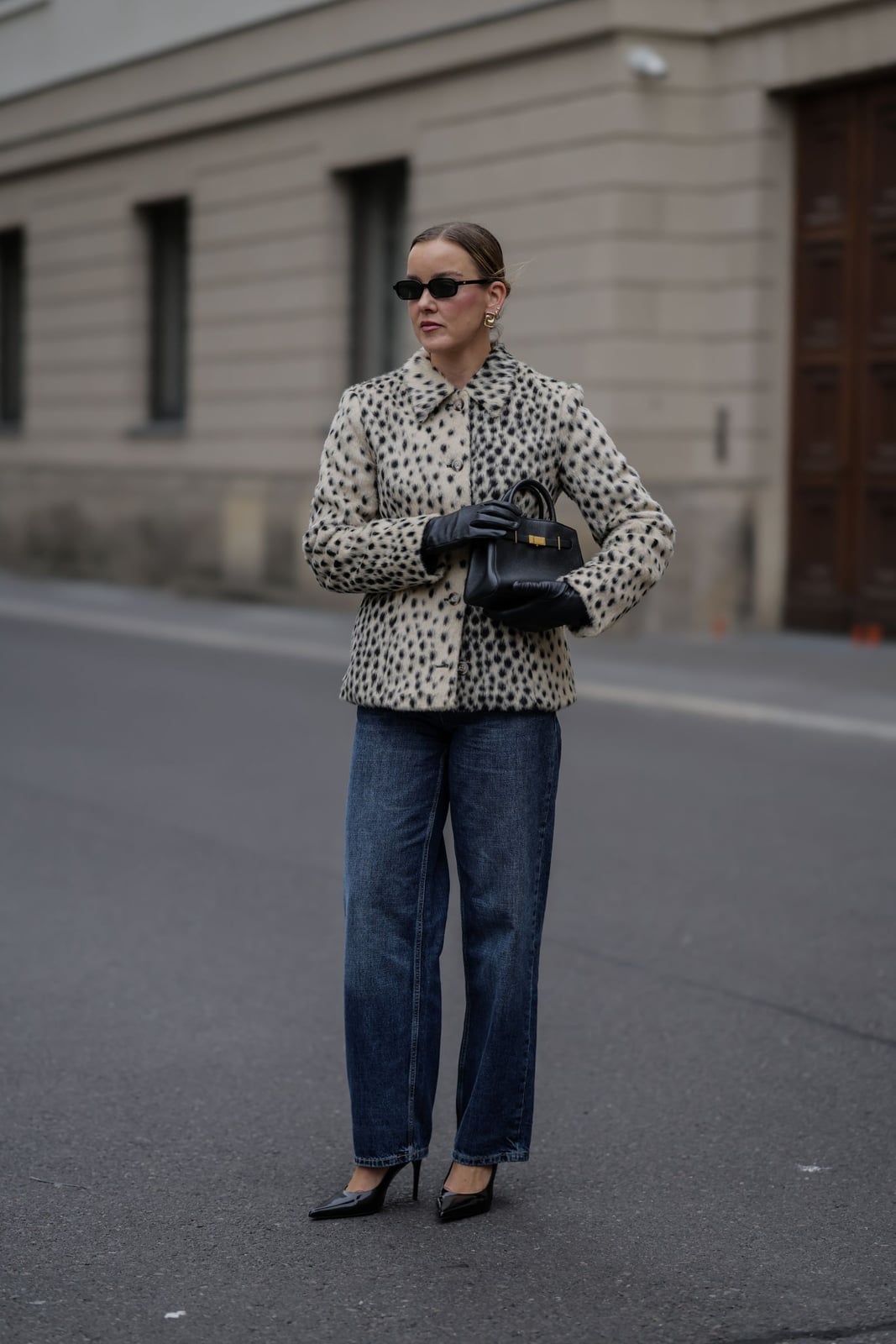 Leopard Print Jacket With Wide Leg Jeans Leopard Print Jacket With Wide Leg Jeans — Trendy Animal Print Outfits