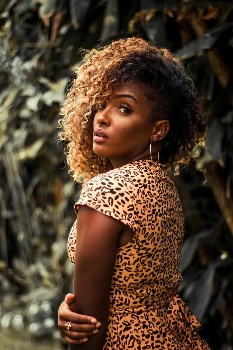Vibrant Leopard Print Top With Hoop Earrings Vibrant Leopard Print Top With Hoop Earrings — Trendy Animal Print Outfits