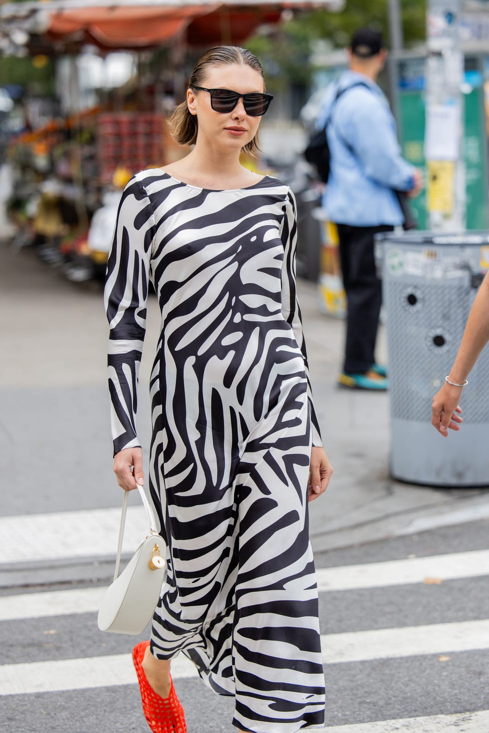 Zebra Print Satin Maxi Dress Zebra Print Satin Maxi Dress — Trendy Animal Print Outfits