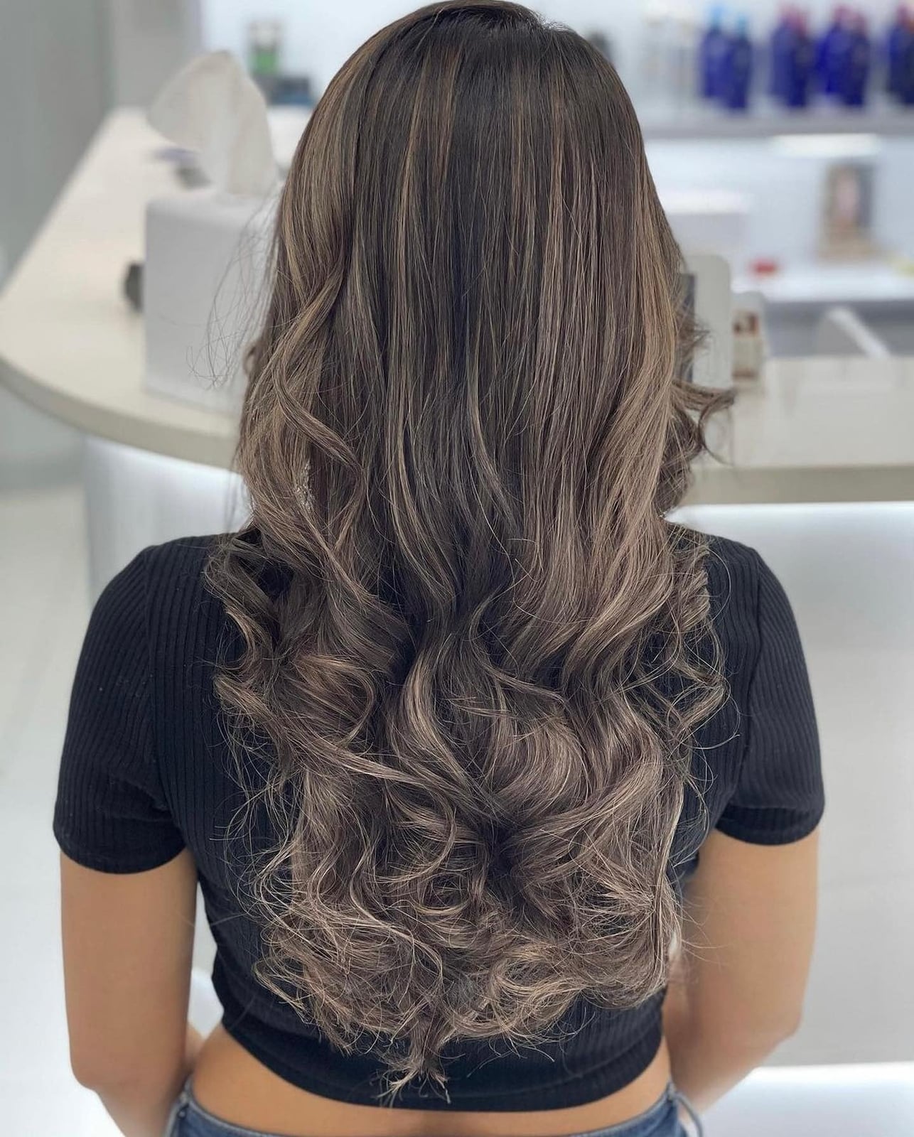 Collarbone Layers With Soft Waves — Trendy Ash Brown Hair