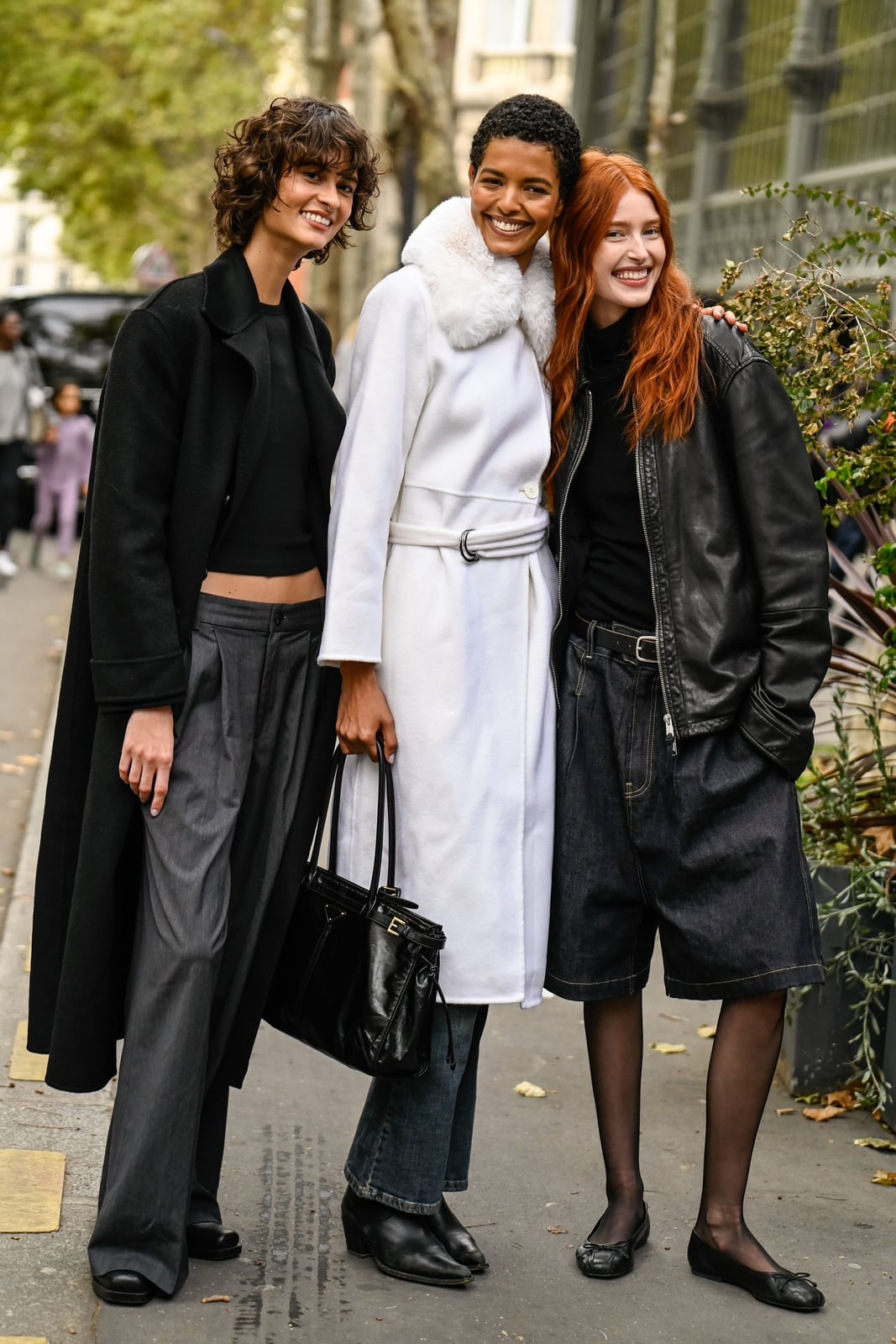Classic Black Ballet Flats With Trousers and Shorts — Trendy Ballet Flats Outfits
