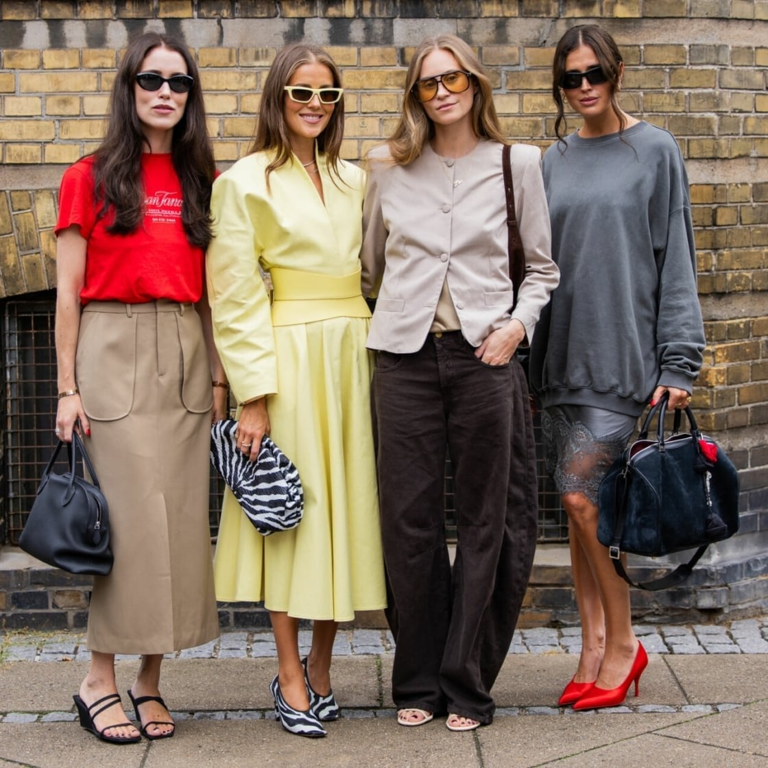 Beige Blazer With Wide Leg Brown Pants And Black Sandals — Trendy Basic Outfits