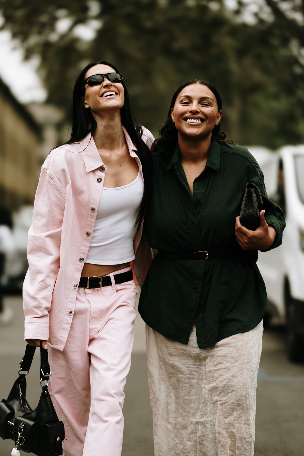 Beige Cropped Jacket With Black Trousers And Loafers — Trendy Basic Outfits
