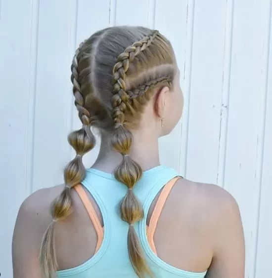 Dutch Braids To Bubble Ponytails — Trendy Basketball Hairstyles