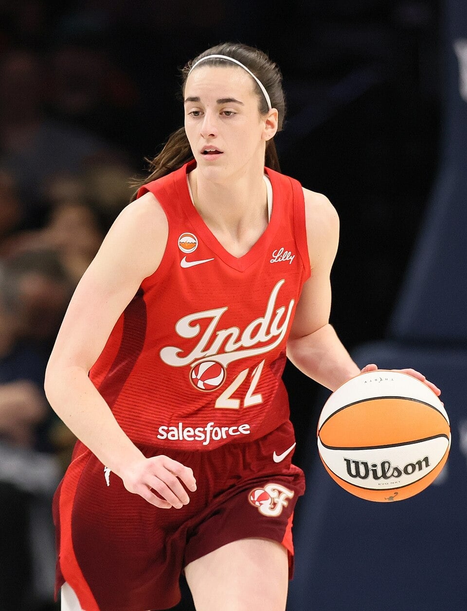 High Ponytail With Headband — Trendy Basketball Hairstyles