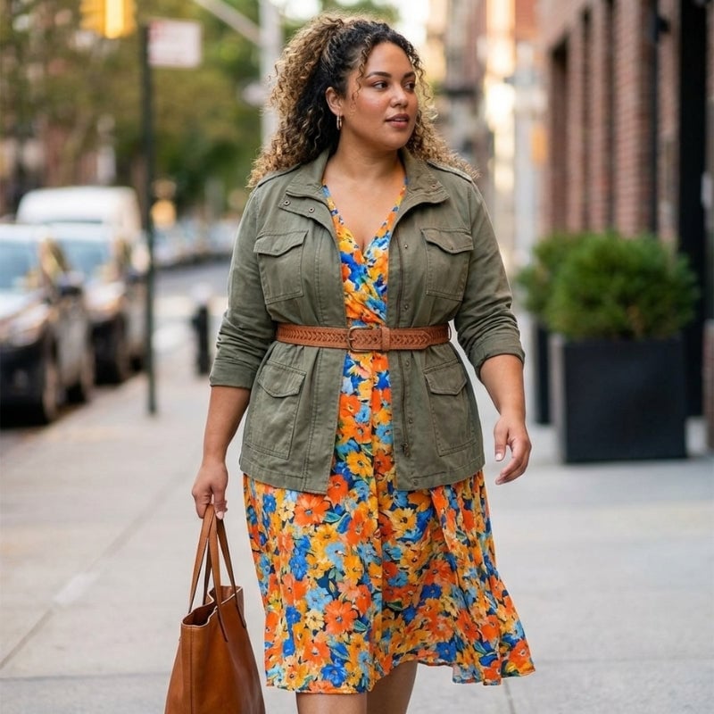 Belt Over Utility Jacket Belt Over Utility Jacket — Trendy Belt Outfits