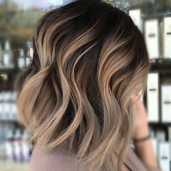Back View Balayage Blonde Lob Back View Balayage Blonde Lob — Trendy Blonde Lob