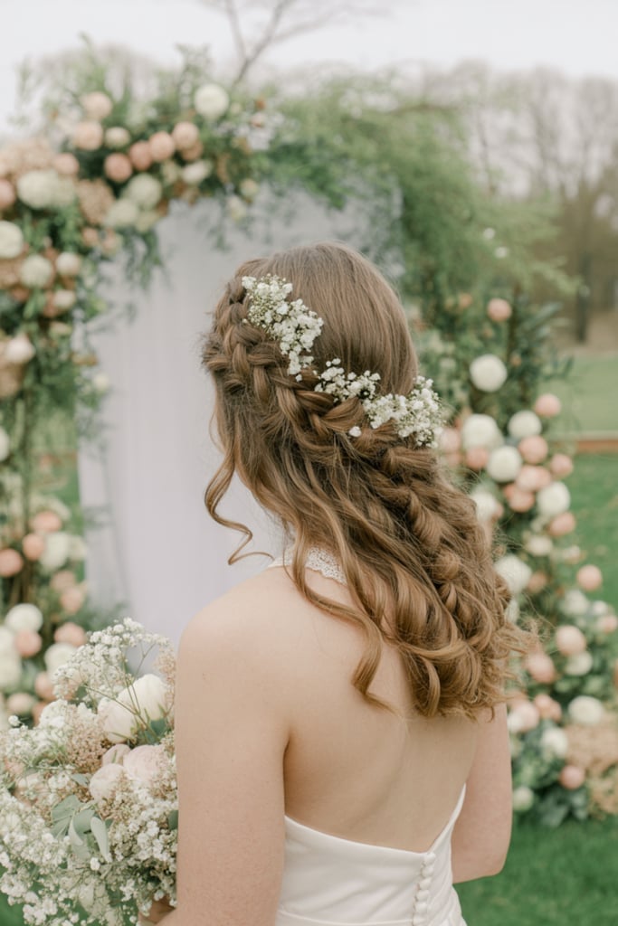Blonde Intricate Curly Updo — Trendy Bridal Hair