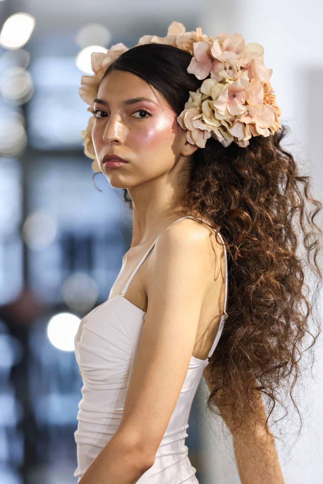 Honey Blonde Half Up With Braids and Accessories — Trendy Bridal Hairstyles