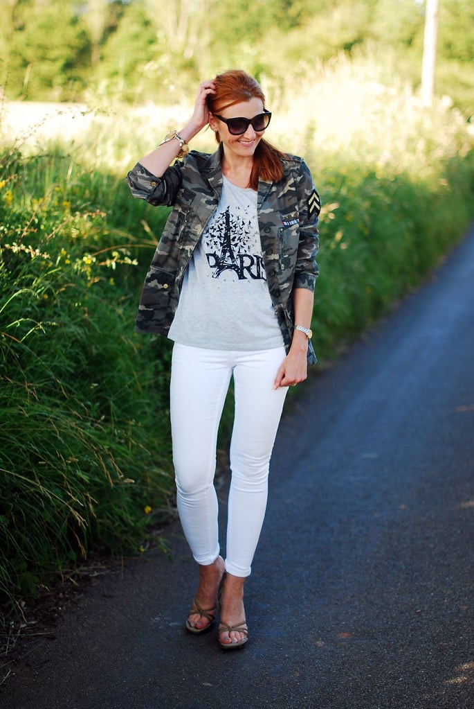 Camo Utility Jacket With Skinny Jeans Camo Utility Jacket With Skinny Jeans — Trendy Camo Outfits
