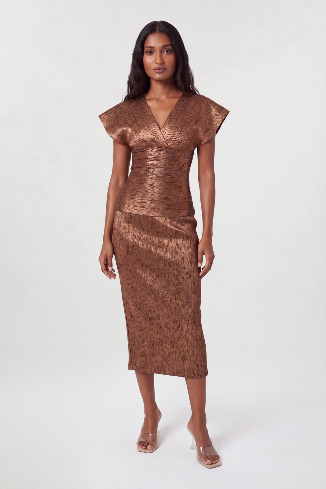 Metallic Knit Dress for a Night Out Metallic Knit Dress for a Night Out — Trendy Chocolate Outfits
