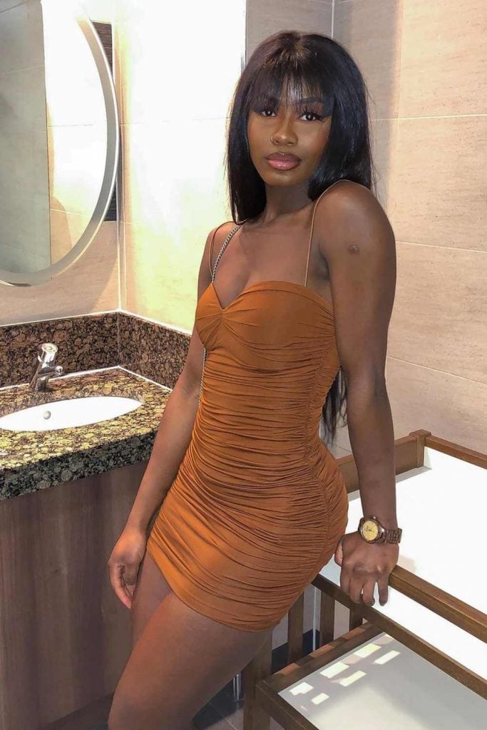 Ruched Mini Dress for a Night Out Ruched Mini Dress for a Night Out — Trendy Club Outfits