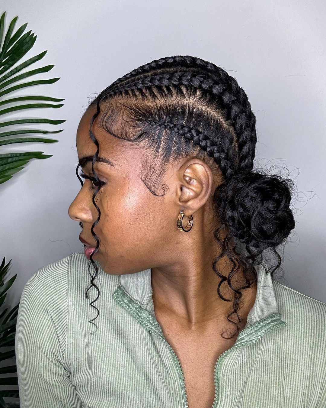 Geometric Pattern Cornrows Geometric Pattern Cornrows — Trendy Cornrows Braids for Black Women