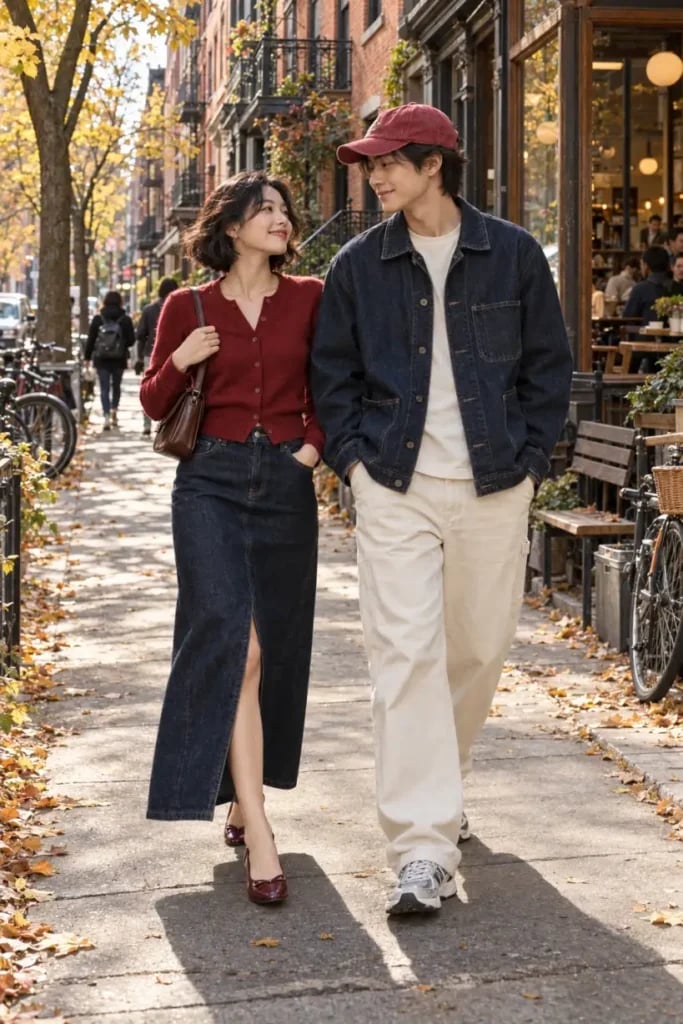 17 Couples Thanksgiving Outfits That Look Chic, Not Cheesy