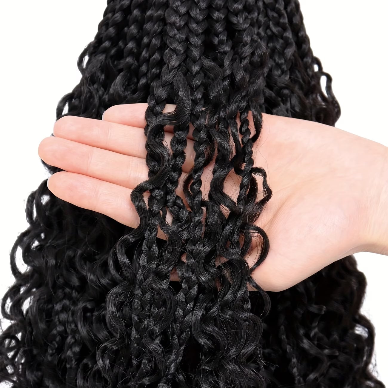 Collarbone Crochet Braids With Curly Ends Collarbone Crochet Braids With Curly Ends — Trendy Crochet Hair