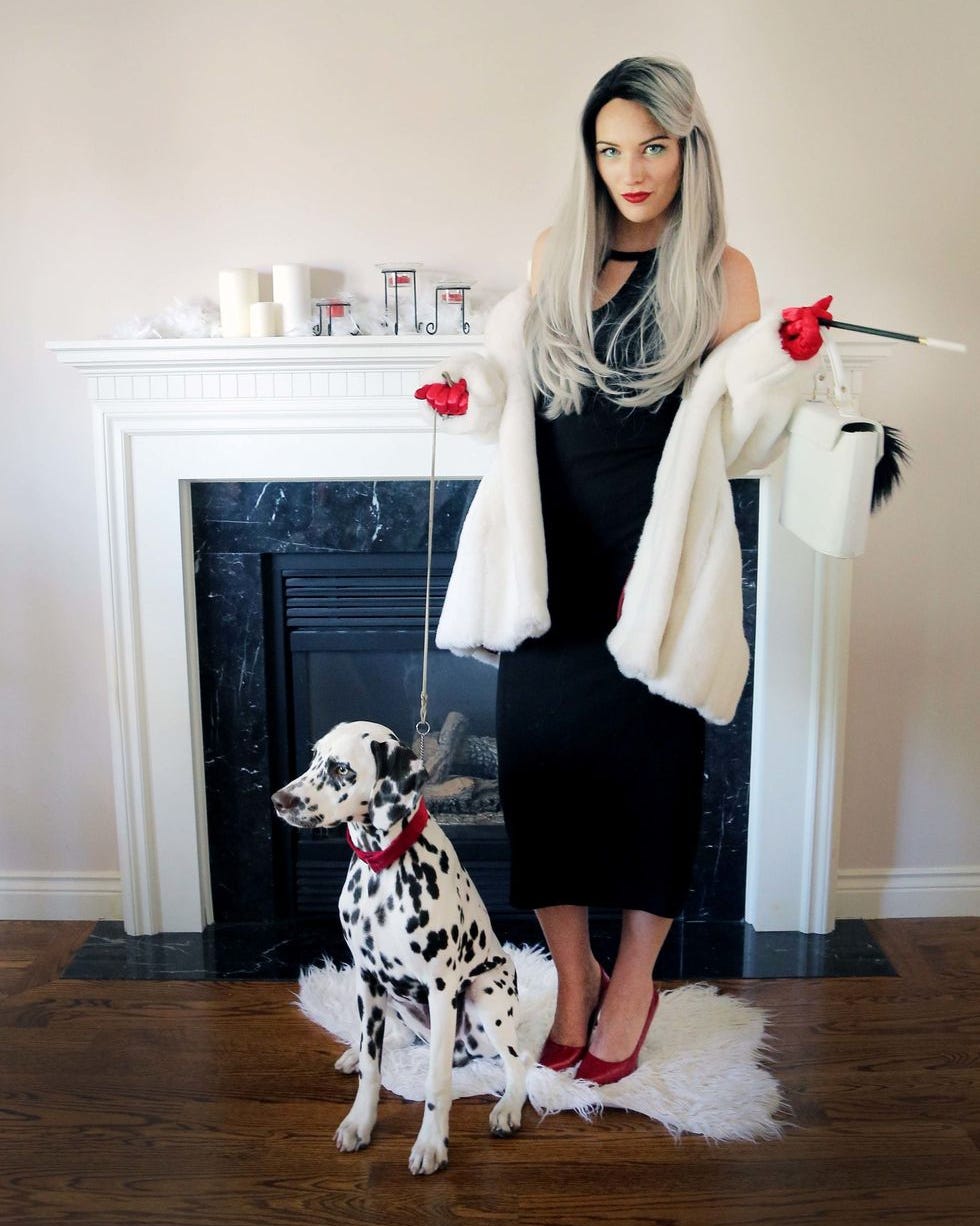 Cruella De Vil Inspired Black Midi Dress — Trendy Disney Outfits