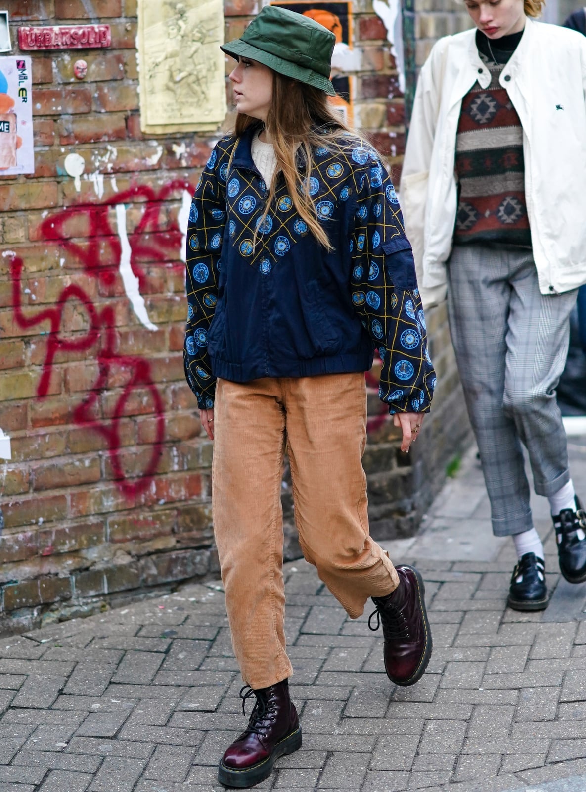 Chunky Black Boots with Collared Shirt and Wide Leg Trousers Chunky Black Boots with Collared Shirt and Wide Leg Trousers — Trendy Doc Martens Outfits